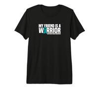 My Friend a Warrior Myasthenia Gravis Awareness Premium T-Shirt