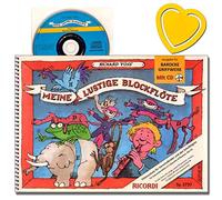 My Funny Recorder - Descant Recorder (Baroque Finger) with CD for Listening and Playing - Author: Richard Voss - with Colourful Heart Shaped Music Clip - SY2737 9790204227372