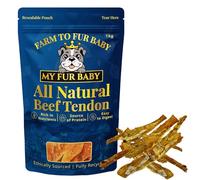 My Fur Baby 1kg Beef Tendon for Dogs | Long Lasting Natural Dog Chew | Air-Dried High Protein Treat | Dental Support, Grain Free, No Additives (1kg)