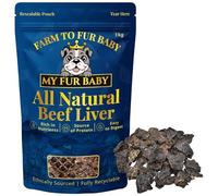 My Fur Baby Beef Liver Dog Treats | 100% Natural Air-Dried Beef Liver | Single-Ingredient Training & Reward Treats | Grain Free | UK & EU Sourced (1kg)