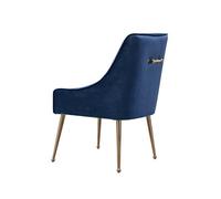 my furniture Mason Dining Chair Navy Blue - Brushed Gold Legs