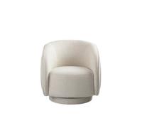 My Furniture Orla Swivel Chair - Carrara, 360 Swivel, Chenille Fabric, Grey, Ready Assembled