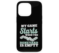 My Game Starts When The Boneyard Is Empty Dominoes Case for iPhone 13 Pro