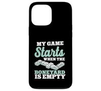 My Game Starts When The Boneyard Is Empty Dominoes Case for iPhone 13 Pro Max