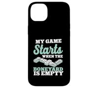 My Game Starts When The Boneyard Is Empty Dominoes Case for iPhone 14 Plus