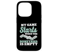 My Game Starts When The Boneyard Is Empty Dominoes Case for iPhone 14 Pro