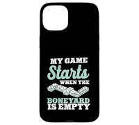 My Game Starts When The Boneyard Is Empty Dominoes Case for iPhone 15 Plus