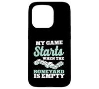 My Game Starts When The Boneyard Is Empty Dominoes Case for iPhone 15 Pro