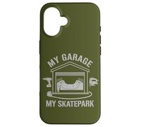 My Garage My Skatepark Ramp Builder Funny Case for iPhone 16