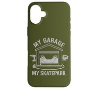 My Garage My Skatepark Ramp Builder Funny Case for iPhone 16 Plus