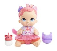 My Garden Baby Feed & Change Baby Kitten Doll (12-in) & Accessories, with Reusable Diaper, Bib, and Bottle, Great Gift for Kids Ages 3Y+