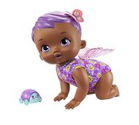 My Garden Baby Giggle & Crawl Butterfly Interactive Doll 30cm - Purple