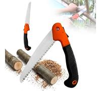 My Garden Folding Pruning Saw - Foldable Tree Saw with Carbon Steel Blade & Non-Slip Rubber Handle - Compact Handheld Folding Cutter for Gardening, Camping, Bushcraft & Wood Cutting - Garden Tool