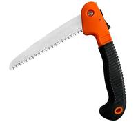 My Garden Folding Pruning Saw for Gardening, Camping & Bush Craft - Heavy Duty Hand Saw with Carbon Steel Blade, Rubber Grip Handle Lightweight Pocket Saws for Wood & Tree Cutting