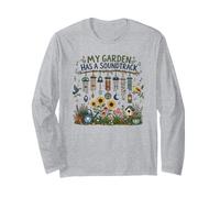 My Garden Has A Soundtrack Wind Chimes Gardening Long Sleeve T-Shirt