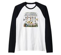 My Garden Has A Soundtrack Wind Chimes Gardening Raglan Baseball Tee