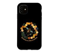 My Garden Is A Hive Of Activity Bee Beekeeping Floral Case for iPhone 11
