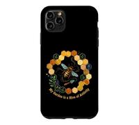 My Garden Is A Hive Of Activity Bee Beekeeping Floral Case for iPhone 11 Pro Max