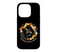 My Garden Is A Hive Of Activity Bee Beekeeping Floral Case for iPhone 14 Pro