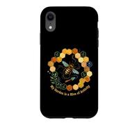 My Garden Is A Hive Of Activity Bee Beekeeping Floral Case for iPhone XR