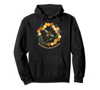 My Garden Is A Hive Of Activity Bee Beekeeping Floral Pullover Hoodie