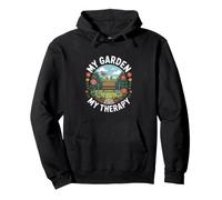 My Garden My Therapy Gardening Nature Lover Pullover Hoodie