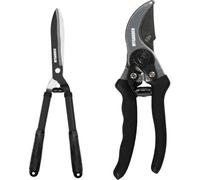 My Garden Outdoor Living Garden Tool Set Hedge Shears Pruner Set Secateurs Pruning Scissor With Ultra Sharp Blade Soft Grip Handle Gardening Clipper