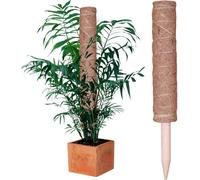 My Garden Outdoor Living Moss Pole Coco Coir Bendable Totem Mosses With Poles For Cheese Plants Indoor Climbing Sphagnum Support 60 Cm
