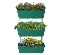 My Garden Planter 3 Tier Raised Beds For Garden Vertical Planters Outdoor Free Standing Elevated Raised Beds for Flowers, Herbs & Vegetables - Ideal for Patios & Gardens