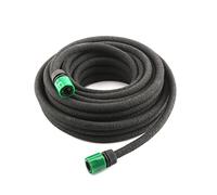 My Garden Soaker Hose15M - Flexible Garden Soaker Hoses, Drip, Leaky, Irrigation Pipe - 30% Water-Saving System for Flowerbeds, Hedges & Plants Easy to Connect (Black-15 Metre)