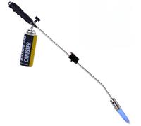 MyGarden Weed Torch Gas Burner - Portable Indoor Hand-Held Quick Lawn Moss Wands Killer with Adjustable Butane Ignition Outdoor Flame Thrower Weeding Stick with Blow Torch for Plants