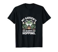 My Gardens Always Hopping Frog Garden Cute Scene T-Shirt
