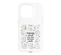 My Geese Are Never In A Row Funny Mental Health Humor Case for iPhone 15 Pro