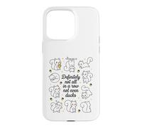 My Geese Are Never In A Row Funny Mental Health Humor Case for iPhone 15 Pro Max