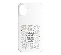 My Geese Are Never In A Row Funny Mental Health Humor Case for iPhone 16 Plus