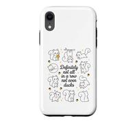My Geese Are Never In A Row Funny Mental Health Humor Case for iPhone XR