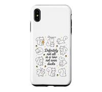 My Geese Are Never In A Row Funny Mental Health Humor Case for iPhone XS Max