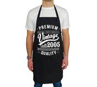 My Generation Gifts 2005 Premium Vintage Year - Aged To Perfection - 21st Birthday Gift | Present for Men Apron Black