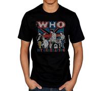 My Generation Sketch Cotton T-Shirt The Who Black S