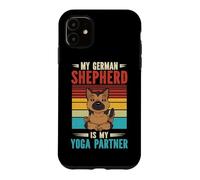 My German Shepherd Is My Yoga Partner Spiritual Meditation Case for iPhone 11