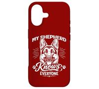 My German Shepherd Knows Everyone Case for iPhone 17