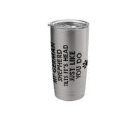 My German Shepherd Tilts It's Head Just Like You Do GSD Stainless Steel Insulated Tumbler