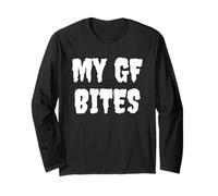 My GF Bites Funny Girlfriend Long Sleeve T-Shirt