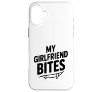My Girlfriend Bites Funny Vampire Lover Case for iPhone 16 Plus