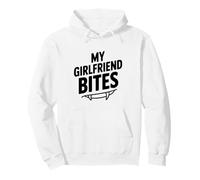 My Girlfriend Bites Funny Vampire Lover Pullover Hoodie