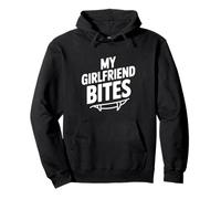My Girlfriend Bites Funny Vampire Lover Pullover Hoodie