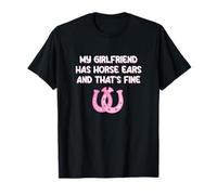 My Girlfriend Has Horse Ears and That's Fine Waifu Meme Aest T-Shirt