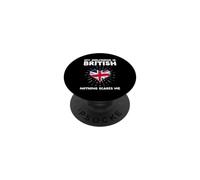 My Girlfriend Is British Nothing Scares Me - United Kingdom PopSockets Adhesive PopGrip