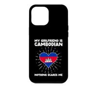 My Girlfriend Is Cambodian Nothing Scares Me Cambodia Heart Case for iPhone 12 Pro Max