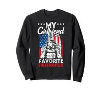 MY Girlfriend IS MY FAVORITE Firefighter Girlfriend Sweatshirt